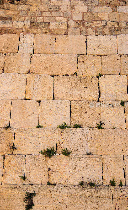 西墙的石头/科特尔，耶路撒冷